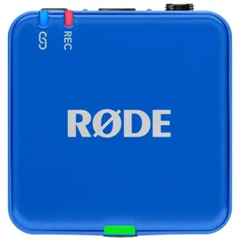 RØDE Microphones Wireless GO (Gen 3) Cobalt, Mikrofonsystem, 2-Kanal, drahtlos