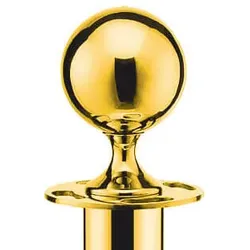 Abgrenzungsständer Edelstahl gold Kugel - Titanium gold, Kugel - Titanium gold, Kugel