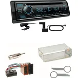 Kenwood KDC-BT760DAB Bluetooth DAB Einbauset für Mercedes SLK R170 W208 W210