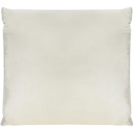 Beliani Eckschlafsofa 4-Sitzer VADSO Samtstoff Hellbeige linksseitig