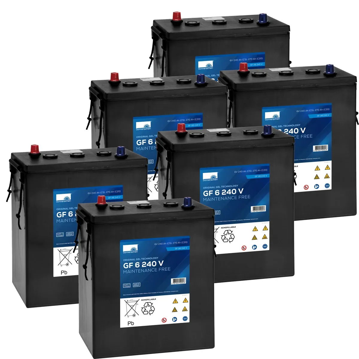 Ersatzakku für Scrubtec 571 CS - Teile Nr. 80564100 Reinigungsmaschine Akku - Batterie