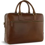 Bugatti Remo Aktentasche Leder 40 cm Laptopfach braun