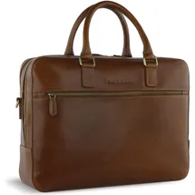 Bugatti Remo Aktentasche Leder 40 cm Laptopfach braun
