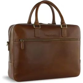 Bugatti Remo Aktentasche Leder 40 cm Laptopfach braun