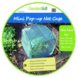 GardenSkill Mini Gewächshaus mit Insektennetz, Kleiner Pop-up Vogelschutznetz Pflanzenschutznetz zum Züchten und Schützen von Sämlingen, Kräutern, Topfpflanzen, Hochbeet - 50 cm L x 50 cm H, 3 Stück