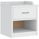 vidaXL SANDNES 45 x 40 x 50 cm weiß / weiß