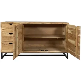 SAM Outillage Sideboard Kommode Akazienholz naturfarben massiv 145 x 80 cm Sukhothai