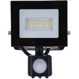 EDO, Flutlicht DORAN LED sensor 10W, 4000K,735lm, aussenstrahler mit bewegungsmelder, aussenstrahler led wasserdicht, led floodlight, strahler mit bewegungsmelder aussen, EDO777674