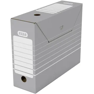 Elba tric 100333274 DIN A4 Wellpappe grau/weiß