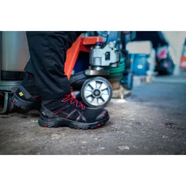 Haix Sicherheitsschuhe Black Eagle Safety Mid 40 black/red black/red - UK 10.5