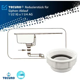 tecuro Reduzierstück Weiß
