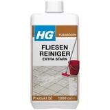 H G-VOGEL HG Fliesen Reiniger extra stark entfernt Polierschichten und Schmutzentferner für Bodenfliesen, Steinplatten und Natursteine aller Art - 1 Liter