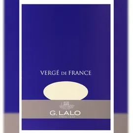 G.LALO Block Vergé de France 25% Hadern DIN A5 50 Blatt 100 g Elfenbein