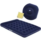 BESTWAY Luftbett Easy Inflate 203 x 152 x 22 cm eingebaute Fußpumpe