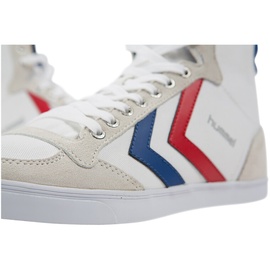 hummel Slimmer Stadil High white/blue/red/gum 42