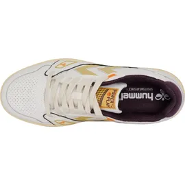 hummel Power Play LX-E AP2 Sneaker Schuhe beige/gelb/lila 226278-9325, Schuhgröße:42 EU - Weiß - 42
