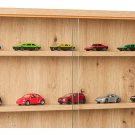 Interlink Sammlervitrine 80 x 60 x 9,5 cm Braun