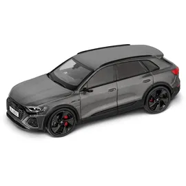 audi collection shop Audi 5012328631 Modellauto Q8 e-tron Modell Miniatur, Maßstab 1:43, grau