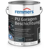 Remmers PU Garagenbeschichtung anthrazit, matt, 5 Liter, Beton und Bodenfarbe, für Garagen, abriebfest und beständig gegen Weichmacher