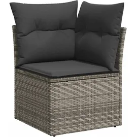 vidaXL Garten-Sofa-Set 9 pcs Grau Poly Rattan 3361623