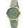 Boccia Titanium Boccia Damenuhr Titan Salbeigrün/Goldfarben