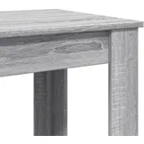 vidaXL Bartisch Grau Sonoma 102x50x103,5 cm Holzwerkstoff