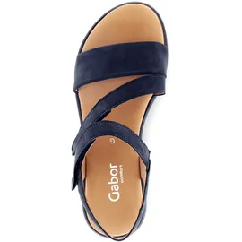 Gabor Riemchensandale Damen Blau 42,5