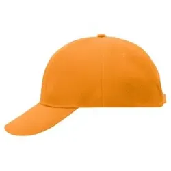 Gedrehte 6 Panel Cap MB609, orange, Einheitsgröße - orange