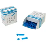 Romed 100 Blutlanzetten Tri-bevel Blau Lanzetten steril