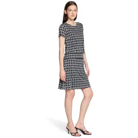 Betty Barclay Stufenkleid Midi Dunkelblau/Weiß 36