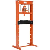Garvee Hydraulische Presse, manuelle Werkstattpresse, für Werkstatt & Kfz-Reparatur, höhenverstellbar, robuster Stahlrahmen, 20 Tonnen, orange + schwarz
