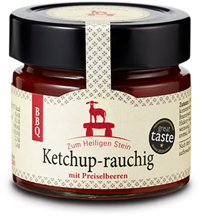 Zum Heiligen Stein Ketchup rauchig 200g  vegan