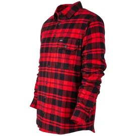 Forsberg Skogmän II Flanellhemd gefüttert / rot/schwarz / L