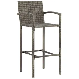 vidaXL Gartenbar-Set 5-tlg. Grau