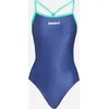 Marineblaue Synthetikbademode für Damen navyblau 50