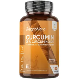 WeightWorld Curcumin Kapseln 500 mg 180 St.