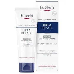 Eucerin UREA REPAIR GESICHTSCREME NACHT 5% + 20% Rabatt* 50 ml Creme