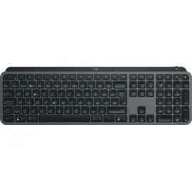 Logitech MX Keys S - Tastatur - RF Wireless + Bluetooth - Scherenschalter - QWERTZ - LED - Graphit