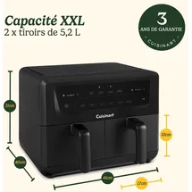 Cuisinart Airfryer AFD10OBLE schwarz