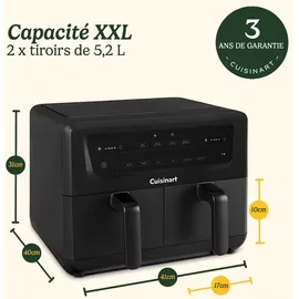 Cuisinart Airfryer AFD10OBLE schwarz