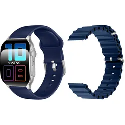 Smartwatch SMARTY 2.0, blau, Smartwatches, Armbanduhr, Damenuhr, Herrenuhr, Android5.0+, Apple iOS 9.0+