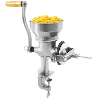 MINRS Manuelle Getreidemühle Einstellbare Manual Grain Grinder Mill Handmühle Kornmühle Handkaffeemühle für Nuss, Kaffee, Getreide, Samen, Mais, Gewürze