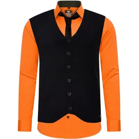 RUSTY NEAL Langarmhemd orange 5XL