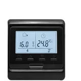 MINCO Home Programmable Tuya Smart WiFi Thermostat Electric Heating Warm Floor Temperature Controller for Water/Gas Boiler Voice Control Room Thermostat (Black, for Water/Gas Boiler)