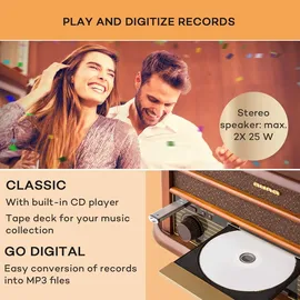 Auna Belle Epoque 1908 DAB braun