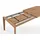 Niehoff Sonate 180 x 76 x 100 cm braun