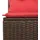 vidaXL Garten-Lounge-Set 6-tlg. braun