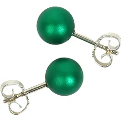 Paar Ohrstecker DEMARIE "eloxiertes Aluminium grün", Damen, Gr. ONE-SIZE, Metall, grün, Ohrringe Ohrstecker