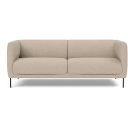 Fredericia Konami Sofa 2-Sitzer, schwarz / loop 42