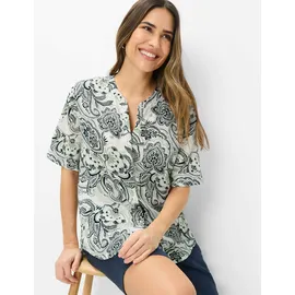 Brax Kurzarmbluse beige 46